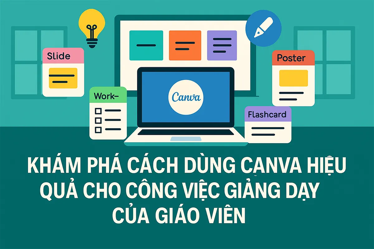 Tổng quan cách giáo viên sử dụng Canva trong giảng dạy