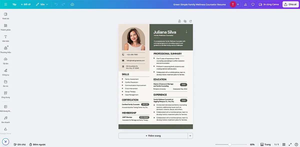 Tạo CV và portfolio bằng Canva cho sinh viên