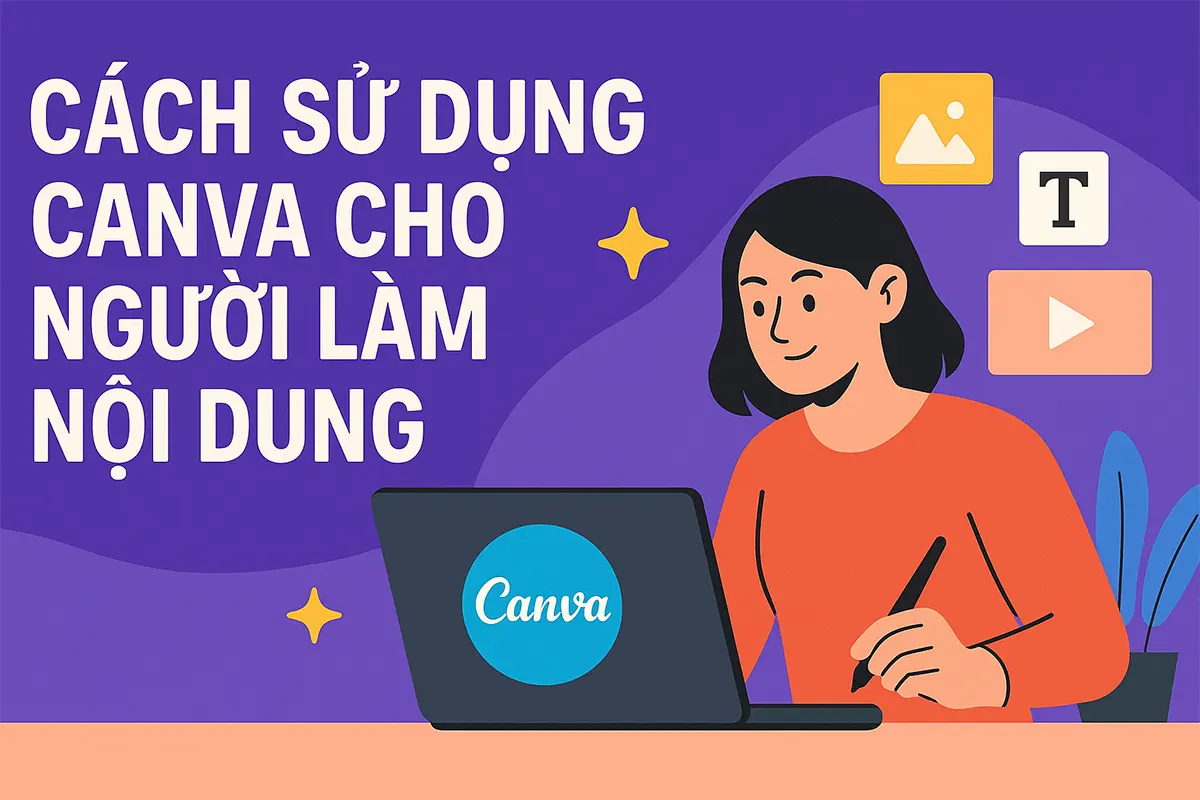 Cách dùng Canva cho người làm nội dung: xây hệ nội dung đa kênh nhanh và đồng bộ