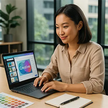 Hình minh họa khái niệm Canva Pro vĩnh viễn – biểu tượng ánh sáng đại diện cho sự thật và tính minh bạch trong thiết kế.