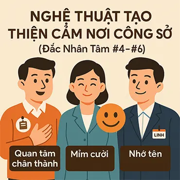 Bài 3 - Nghệ thuật tạo thiện cảm thật lòng nơi công sở